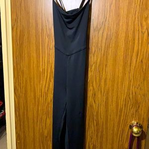Black full body active wear